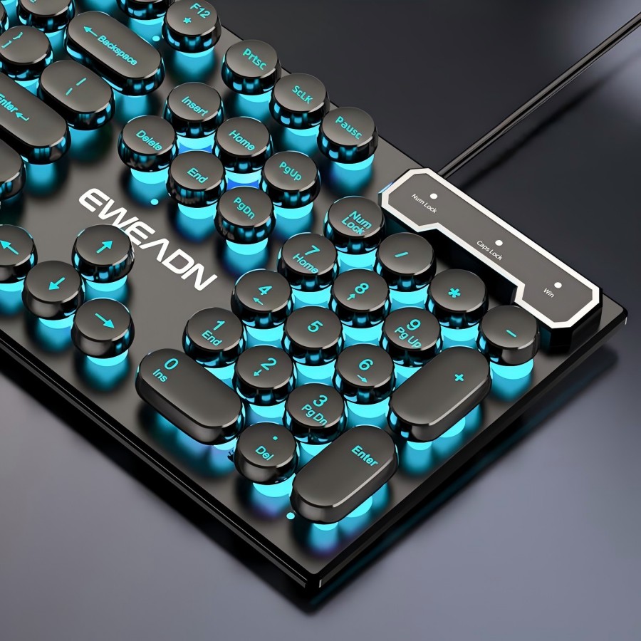Laptop Extra Accessories - Keyboard Gaming Mesin Ketik EWEADN, 104