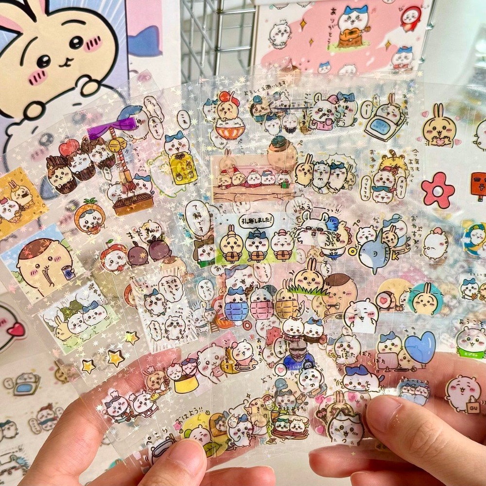 Laptop Accessories And Parts - 30 Buah Stiker Laser Chiikawa Stiker