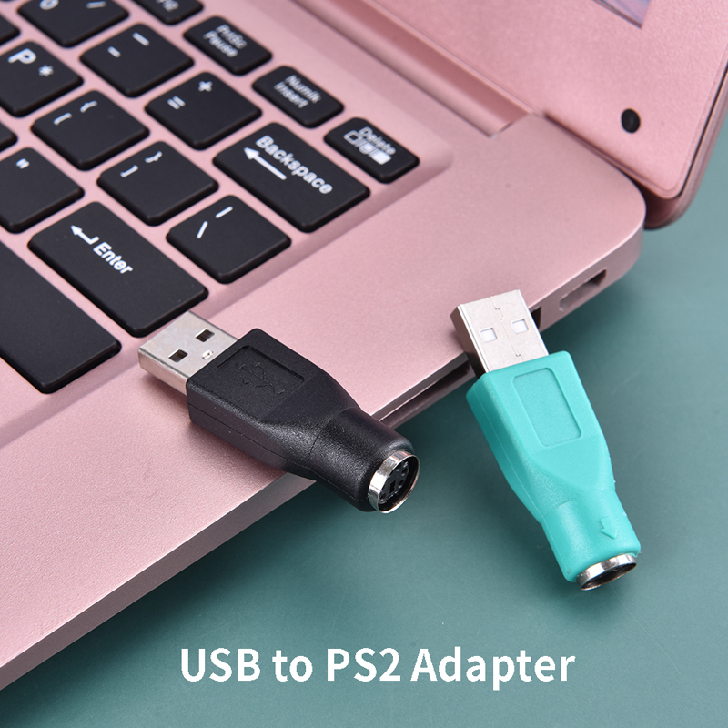 Laptop Accessories Women - Konverter Adaptor USB Male To PS2