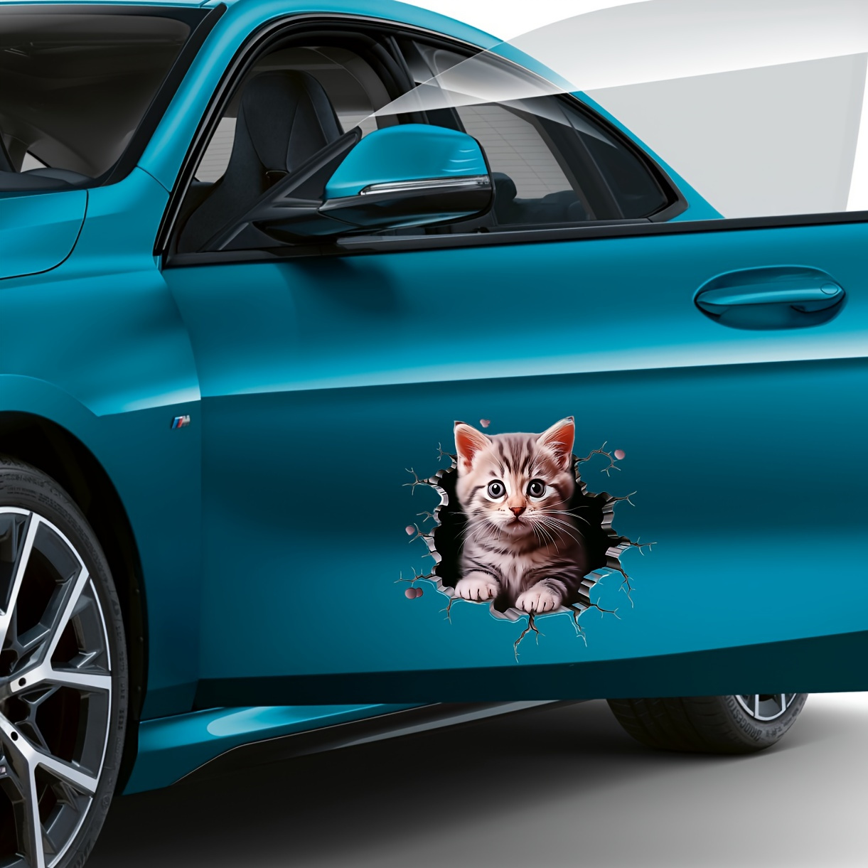 Stiker mobil pola kucing poliv - Laptop Accessories And Parts ulasan dan harga