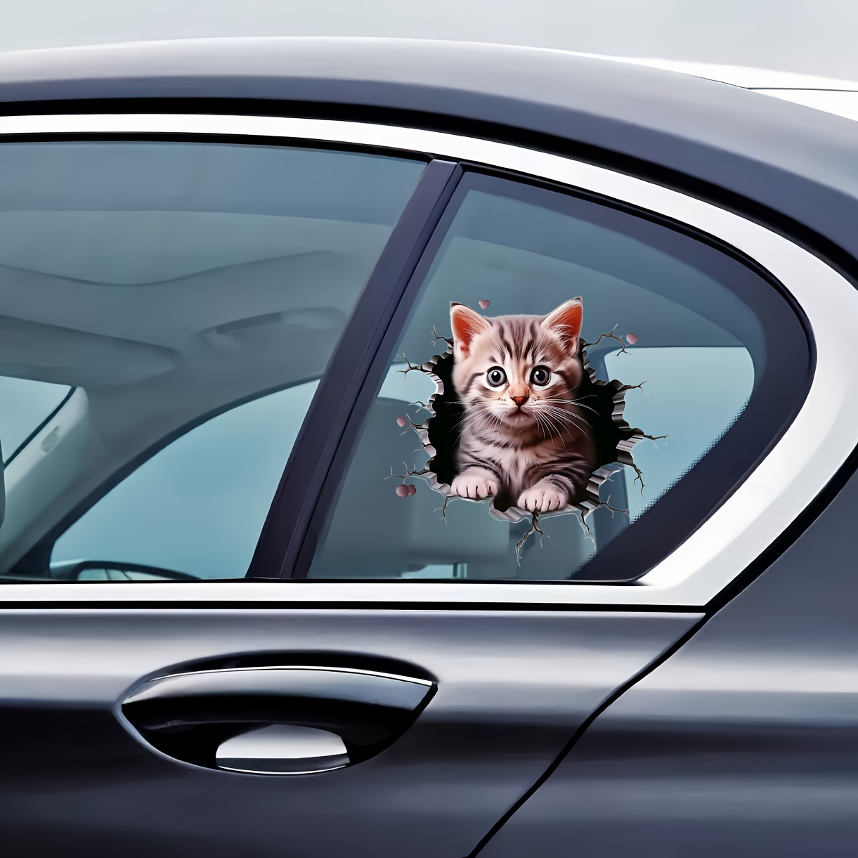 Stiker mobil pola kucing poliv - Laptop Accessories And Parts ulasan dan harga