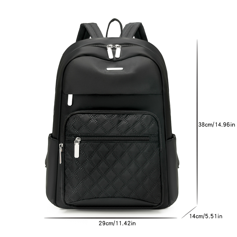 Tas Ransel Wanita Motif Kotak- - Laptop Accessories Women ulasan dan harga