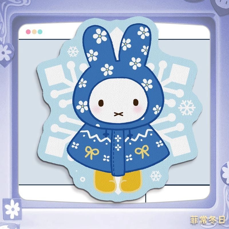 Alas Mouse Kulit Anime Miffy d - Laptop Accessories Computer ulasan dan harga