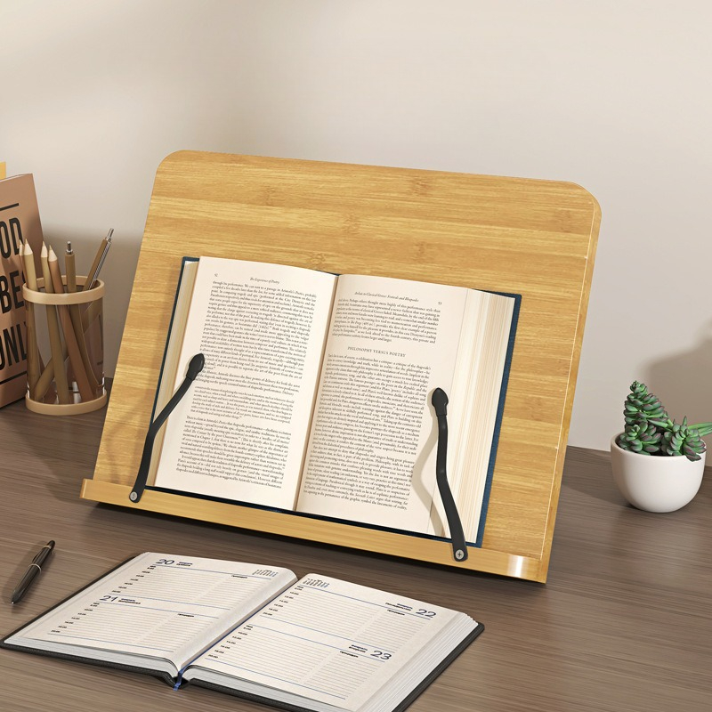 Penyangga Buku Kayu, Penyangga - Laptop Extra Accessories ulasan dan harga