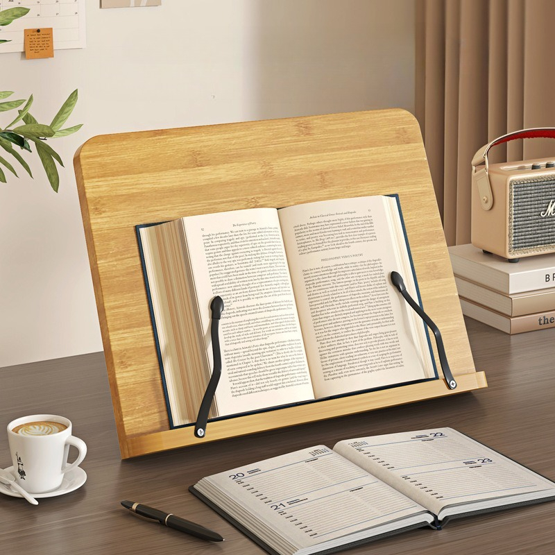 Penyangga Buku Kayu, Penyangga - Laptop Extra Accessories ulasan dan harga