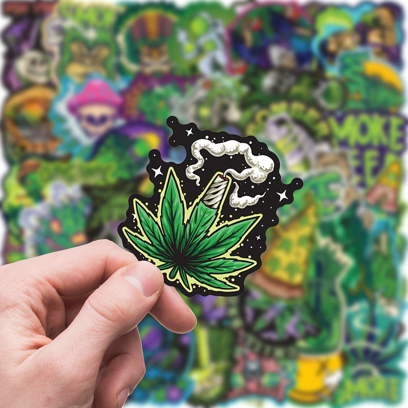 Stiker daun untuk botol air, s - Laptop Accessories Girly ulasan dan harga