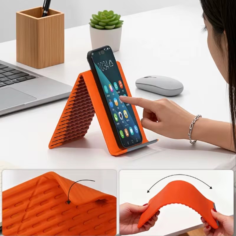 Penyangga Ponsel Silikon Lipat - Laptop Extra Accessories ulasan dan harga