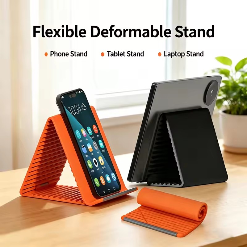 Penyangga Ponsel Silikon Lipat - Laptop Extra Accessories ulasan dan harga