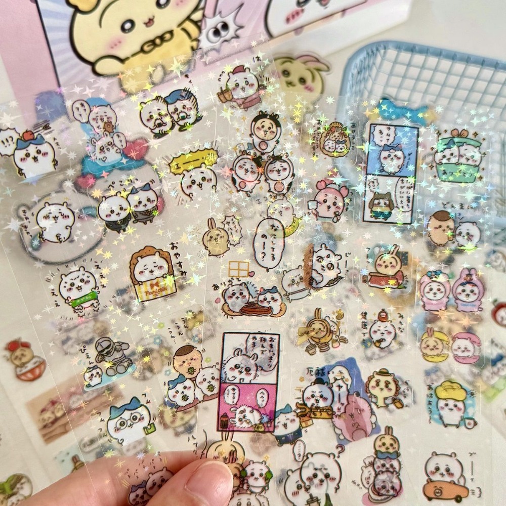 30 Buah Stiker Laser Chiikawa  - Laptop Accessories And Parts ulasan dan harga