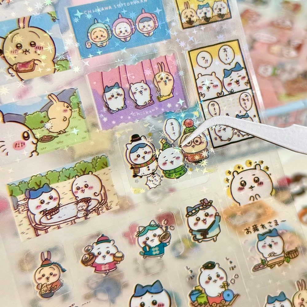 30 Buah Stiker Laser Chiikawa  - Laptop Accessories And Parts ulasan dan harga