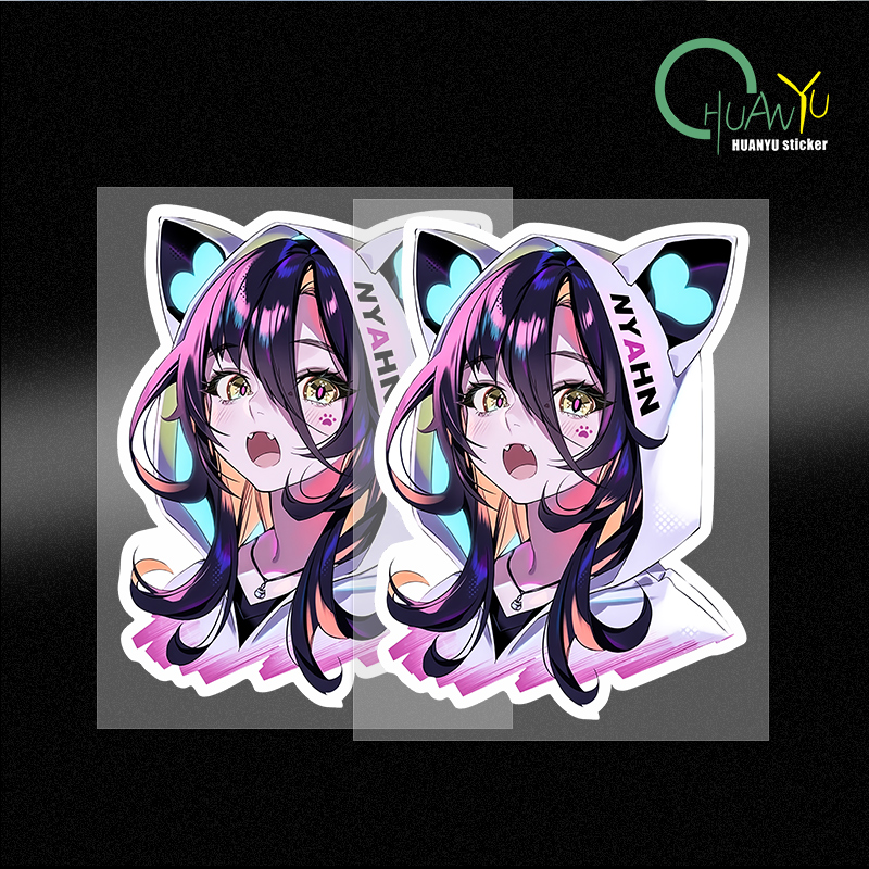 Stiker Dinding Kepala Gadis An - Laptop Accessories Girly ulasan dan harga