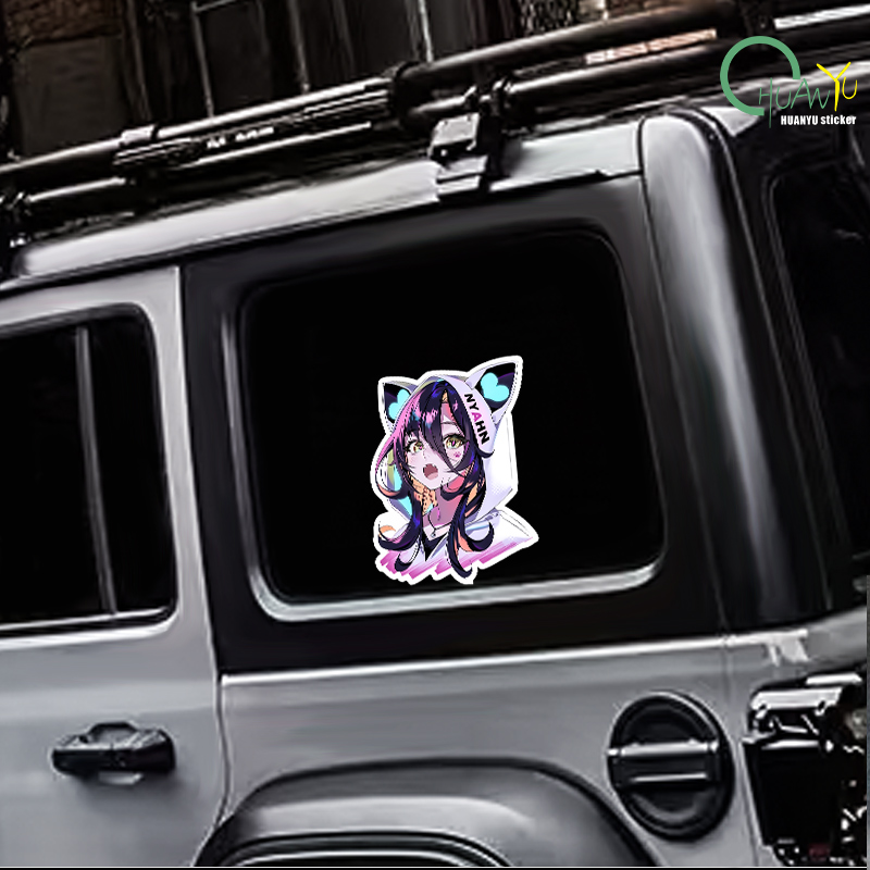 Stiker Dinding Kepala Gadis An - Laptop Accessories Girly ulasan dan harga