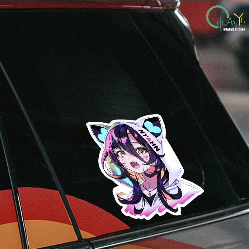Stiker Dinding Kepala Gadis An - Laptop Accessories Girly ulasan dan harga