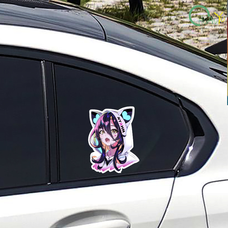 Stiker Dinding Kepala Gadis An - Laptop Accessories Girly ulasan dan harga