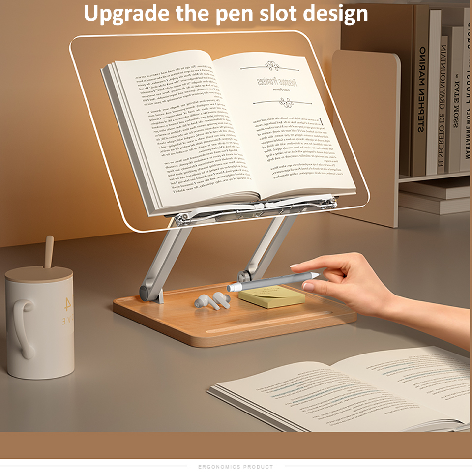 Stand Baca Kayu dengan Lampu A - Laptop Extra Accessories ulasan dan harga
