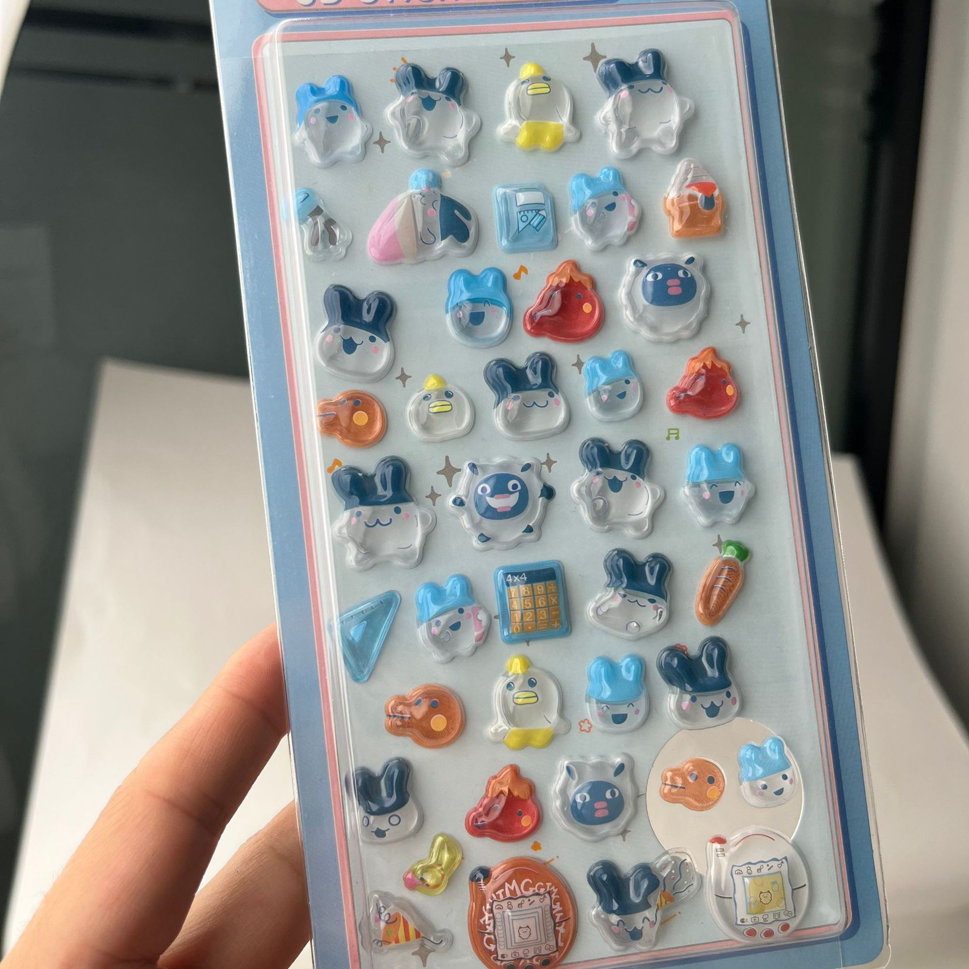 Stiker 3D Tamagotchi Lucu Retr - Laptop Accessories And Parts ulasan dan harga
