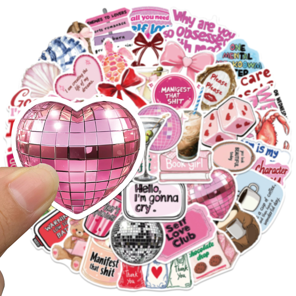 50 Buah Stiker Anak Perempuan  - Laptop Accessories Girly ulasan dan harga