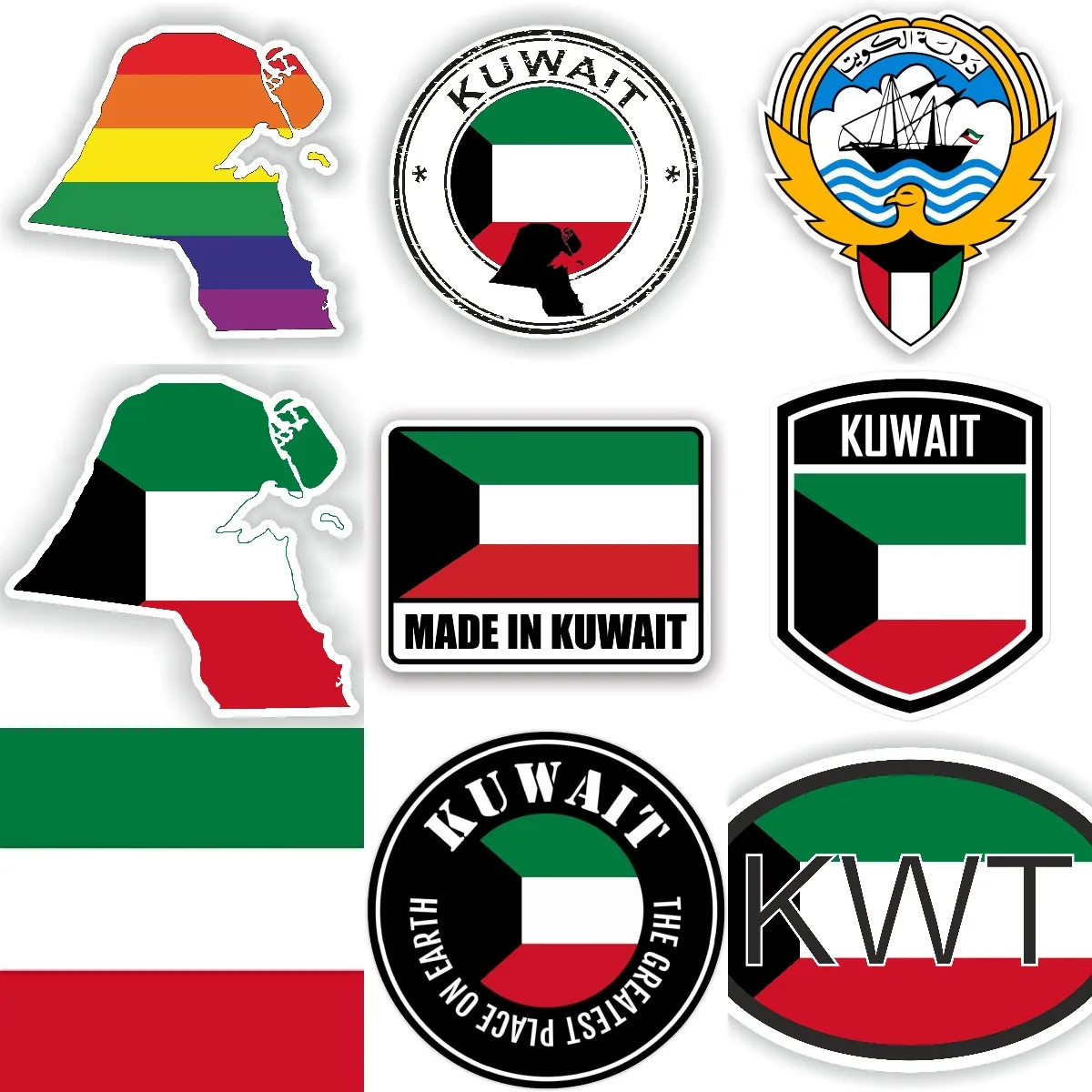 Stiker PVC Kreatif Lambang Nas - Laptop Accessories Kuwait ulasan dan harga