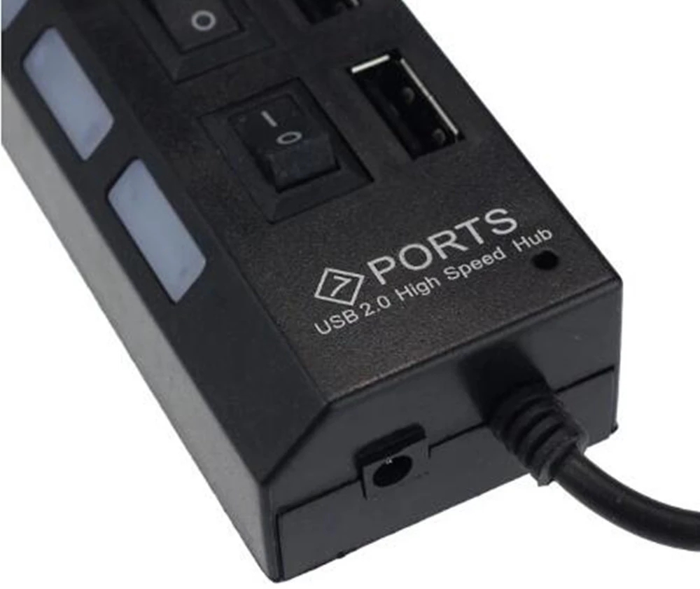 Pemisah Hub USB 2.0 7 Port unt - Laptop Accessories And Parts ulasan dan harga