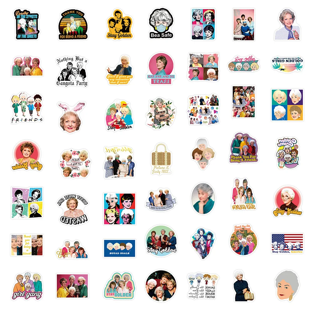50PCS Stiker TV SHOW The Golde - Laptop Accessories Girly ulasan dan harga