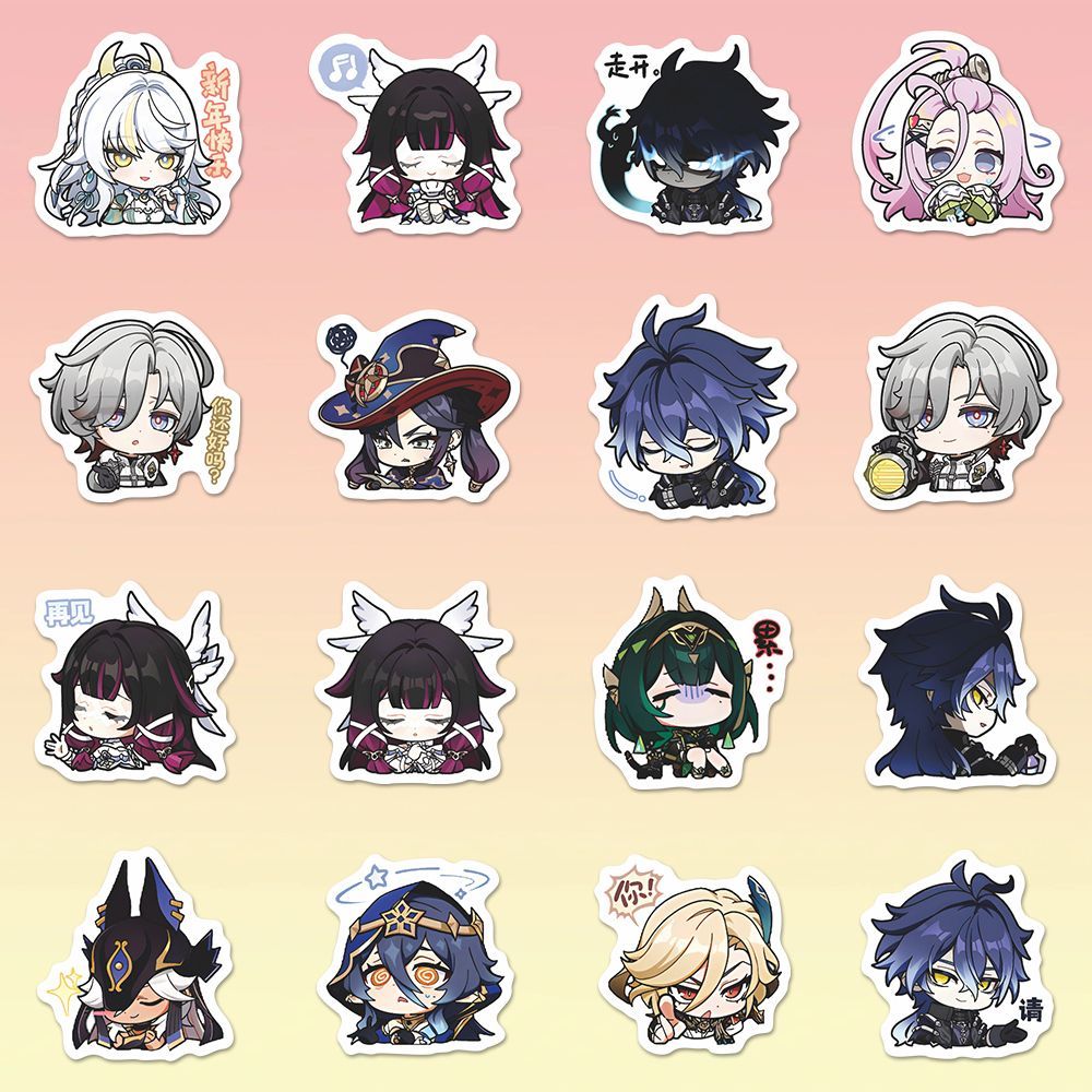 64 Buah Stiker Anime Genshin I - Laptop Accessories And Parts ulasan dan harga